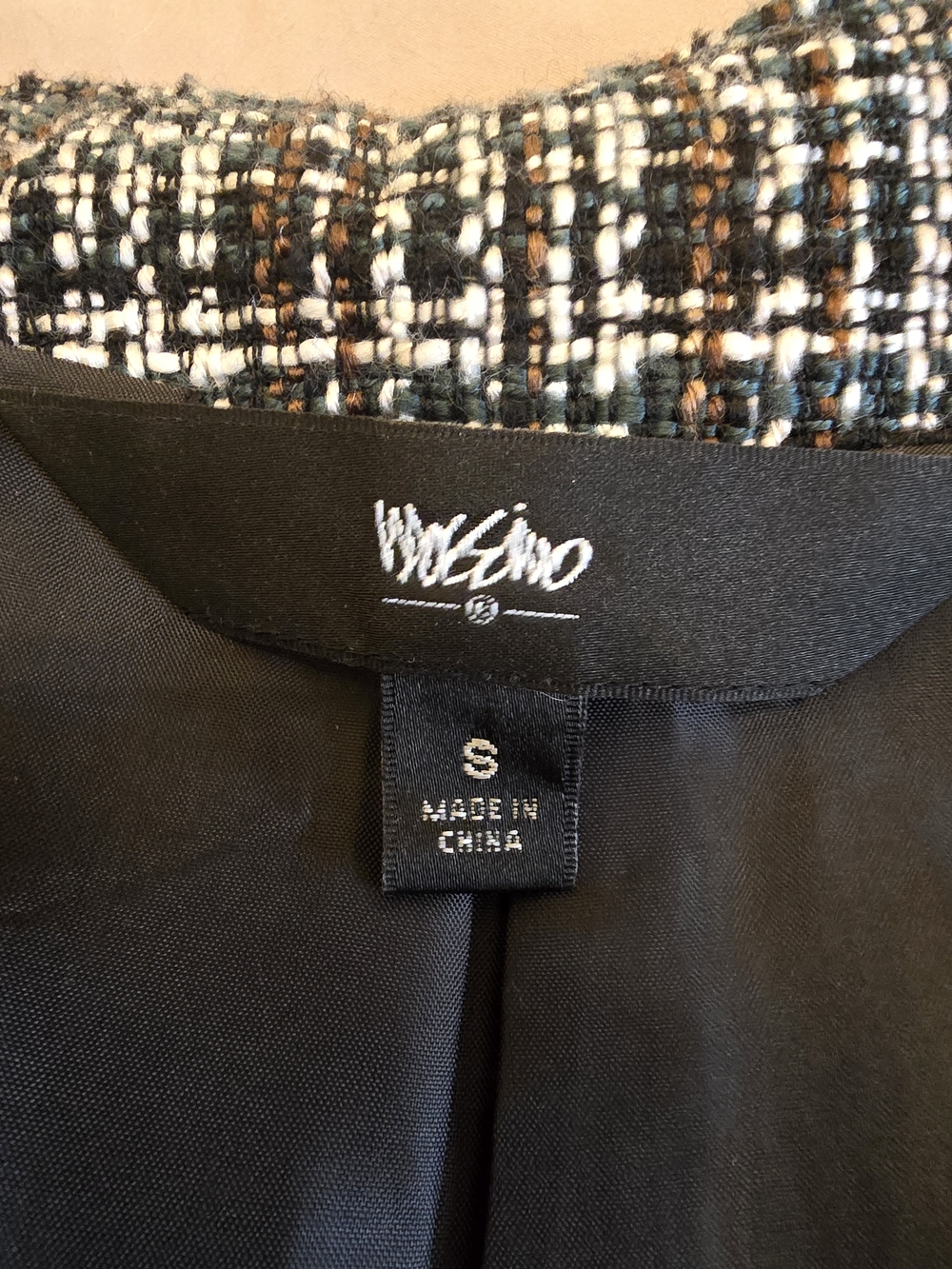 Mossimo Brown and White Tweed Button Down - Picture 3 of 3